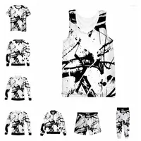 Men's Tracksuits Vitinea 3D Full Print GRUNGE TRIP T-shirt Sweatshirt Zip Hoodies Thin Jacket Pants Four Seasons Casual