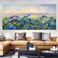 Paintings Artist Handpainted Oil Painting On Canvas Handmade Knife Flower Wall Art Picture Home Decor For Living Room Gift