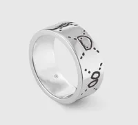 Fashion 925 Sterling Silver Skull Rings Anelli Bague para hombres y mujeres Party Promise Championship Jewelry Amantes Regalo con caja NRJ