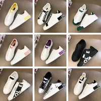 Famous Brand Portofins Sneakers Shoes Low-top Party Dress Casual Discount Couple Women Men Calfskin Nappa Leather Footwear Comfort Walking