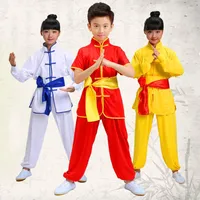 STATA Wear Kids Sets Martial Arts Sets de 3 colores Disfraz de rendimiento Chino Estilo tradicional Chino Uniforme Tai Chi Clothing