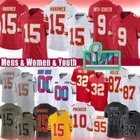 Patrick Mahomes Football Jersey JuJu Smith-Schuster Travis Kelce Nick Bolton Isiah Pacheco Chris Jones Kansases City Clyde Edwards-Helaire Chiefes Derrick Thomas