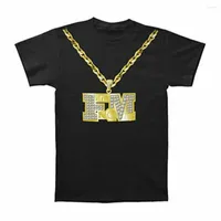 Men's T Shirts Faith No More Gold Chain Slim Fit T-shirt Black Rockabilia Male Designing Shirt Top Tee