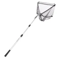 Рыболовная сетка с телескопической ручкой складной и регулируемой посадочной сети с ручкой с коррозией и сумкой для переноски Wakeman на открытом воздухе 80