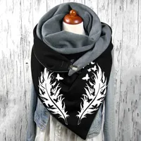 Scarves Chiffon Sash Ladies Silk Scarf Universal Autumn Winter Warm Flower Toddler Shawls Multicolo Handkerchiefs