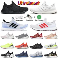 Adidas Ultra Boost Ultraboost 6.0 Off White Running Shoes Triple Black Solar Yellow National Lab Red Mens Womens Sashiko Trainers Sneakers