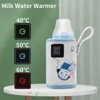 Flaschenwärmer Sterilisatoren# USB Milch Wasserwärmer Reisewagen Isolierter Beutel Baby Pflegeheizung Safer Kinder Vorräte für Winter im Freien 230202