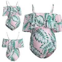Maternity Swimwears Sexy Women Swimsuit Tankinis Summer Solid Beachwear Pregnant Suit Swimwear 230201