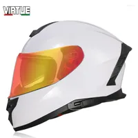 Motorcycle Helmets 2023 Full Face Professional Motocross Motorbike Helm DOT ECE Approved Double Visors Motorsiklet For Man