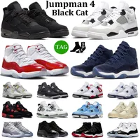 Basketball Shoes Retro 4 Men Women 4s Black Cat Photon Dust Military Black Red Thunder 11s Cherry Midnight Navy Cool Grey Mens Trainers Sneakers