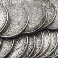 Craft Morgan Dollars Plated Mintmark Different "O" Manufacturing Silver Factory Copy Coins Metal Dates Dies 1878-1921 26pcs P Qcjk