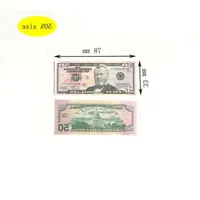 50% Size 20 Dollars 1 Supplies Prop Money Movie Banknote Currency Novelty Toys Paper 5 Pound USA Party 100 Gift Dollar Fake Child Ufvrh