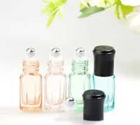 Quality 3ml Mini Essential Oils Metal Roller Ball Glass Perfume Bottles Traveler Empty Roll-On Refillable Bottles