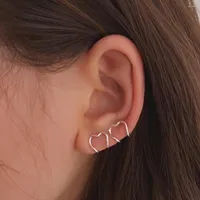 Backs Earrings VKME Fashion Punk Simple Wrap Earring Set For Women Clip On No Piercing Ear Cuff Female Jewelry Gift 2023