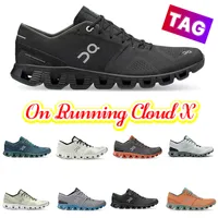 2023 On Runnings Cloud X Running Shoes Federer Designer Men Women Cushion sneakers Workout Cross Training Shoe black white Aloe Lightweight