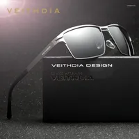 Sunglasses 2023 Men's Polarized UV400 Lens Sun Glasses Rectangle Stainless Steel Eyewear Accessories For Men