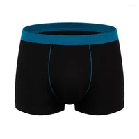 Sous-pants 2023 Dernier coton Men's Underwear Extra Fat Boxer Boîtres respirant 3D Sexy sans trace