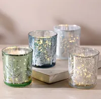 Najnowsze szkła galwaniczne świece świecznika Pullowca Aromaterapia Domowa Domowa Aromaterapia Wiele stylów