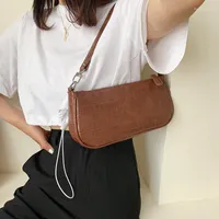 Evening Bags Retro Shoulder Bag Mini Hand For Women 2023 Leather Totes Vintage Small Handbags And Purses Female Bolsos