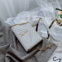 Purse merkontwerper YSLbag Flap Chain Lourt Satchel Classic Tassel Paris Shoulder Luxury Bag Siant Kate Women's Trendy Flip Handtas QC1Y