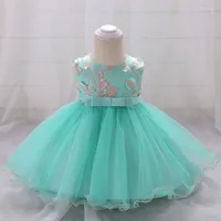 Girl Dresses Born Dress For Baby Girls First Birthday Party Flower Wedding Gown Princess Children Clothes
