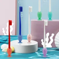 DHgate>Home & Garden>Bath>Bathroom Accessories>Toothbrush Holders>Cartoon Fish Silicone Toothbrush Ho