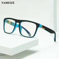 Sunglasses Anti Blue Light Glasses Unisex Square Blocking For Men Women Change Color Computer Pochromic Optical Eyewear