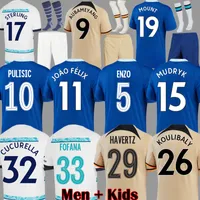 22 23 Chelsea camiseta de fútbol CFC Camiseta de fútbol Camisetas de campeones especiales PULISIC MOUNT HAVERTZ ZIYECH CHILWELL 2023 WERNER hombres niños kits KANTE Camiseta
