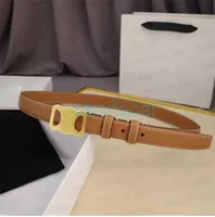 Belts designer belt double-C Arc de Triomphe leather 2.5 thin 8WH0