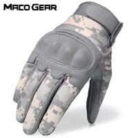 Sports Gloves Tactical Touch Screen Road Bike Cycling Men Army Training Skiing Work Shooting Rid Motorcycle Full Finger Mittens 230201