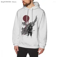 Hoodies masculins 2023 hommes samurai shouri sweat-shirt hoodie hanche à capuche décontractée à imprimé complet polyester cn (origine) standard