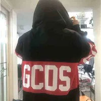 GCDS Designer Hoodie Couples Brand Dress BAND 02 BLACK Men Women Autumn And Winter Fleece Pullover N169 2 SSGJ