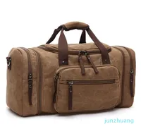 Duffel Bags M￤nner handeln mit gro￟er Kapazit￤t Gep￤ck Travel Duffle Canvas Wochenend Schulter Multifunktion im Freien 230203 54641