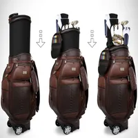 Sacos de golfe enviam chuva Coverpgm Genuine Sport Club Standard Ball Bag Pacote Men Alongamento de Golf Microfiber Aviação Multifuncional 230203