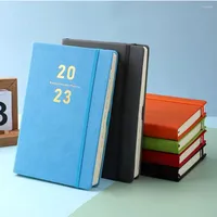 Goals Habit Schedules Stationery Office School Supplies 2023 Planner Book A5 Agenda Notebook Index List 365 Days Diary