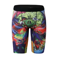 Luxury mens boxer shorts fashion new hip hop underwears sexy cotton Boxers Geometric printed clothing high street quick dry Mixed color 10 styles size s-xxxl