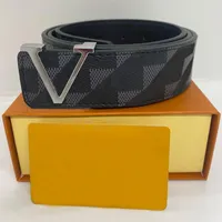 Big buckle genuine leather belt with box designer men women high-quality mens Fashion belts Width 38mm a888