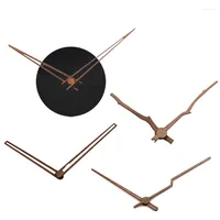 Wall Clocks 12888 Professional Quartz Round Clock Movement Mechanism Parts Repair Replacement With Wooden Needles Home Accessories DIY