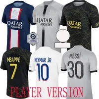 22 23 PSGS sergio Ramos Soccer Jerseys Maillot de Foot Special 2023 Fourth Away 4th Special 2022 MBAPPE KIGT HOME HOME Maillots Player Version 3rd Fabian Ruiz 8