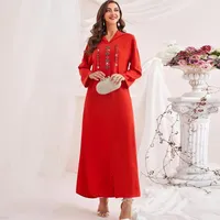 Abbigliamento etnico arancione con cappuccio diamanti signore arabo medio Oriente Ramadan eid abito musulmano Djellaba Dubai Robe Pour Femme Musulmane
