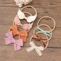 Hair Accessories 1 Pcs Baby Girl Infant Accessory Clothes Born Headwrap Toddler Cover Cute Headwear Bowknot Princess Headband Band