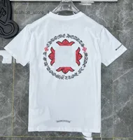 Classic Fashion Ch Mens t Shirts Sanskrit Letter T-shirt Horseshoe Cross Pattern Tshirts Designers Hip Hop T-shirts Woman Summer Tops Tees 527TSW