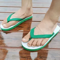 Rubber flip-flops Slippers new fashion wear beach personality clip foot flat non-slip rubbers slipper 44
