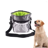 Dog Car Seat Covers Pet Snack Bag Training Waist Pack Out Package Professional Pocket (Gray)