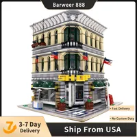 Cr￩ateur Block Grand Emporium 2232PCS Street View Model Building Blocs Bricks Education Toys Cadeaux de No￫l compatibles avec 10211