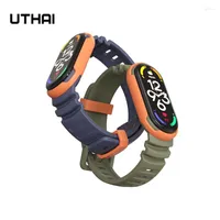 Watch Bands Wristbands Mi Band 7 Suitable For Men Woman Smart Bracelet Silicone Strap Breathable And Waterproof S55