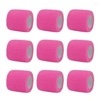 Resistance Bands 6 10Pcs Bright Pink Sport Self Adhesive Elastic Bandage Wrap Tape Elastoplast For Knee Support Pads Finger Ankle Palm