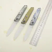 G2302 Automatic Tactical Knife 440C Titanium Coating Blade Nylon Plus Glass Fiber Handle Outdoor Camping EDC Pocket Knives