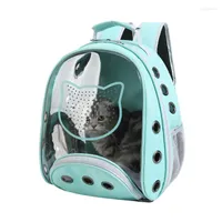 Cat Carriers High Quality Oxford Cloth Portable Travel Bag Breathable Space Transparent Carrier Pet Backpack For Small Dog Transport