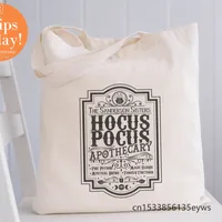 Evening Bags Hocus Pocus Graphic Hipster Cartoon Print Shopping Tote Girls Pacakge Hand Bag 230203